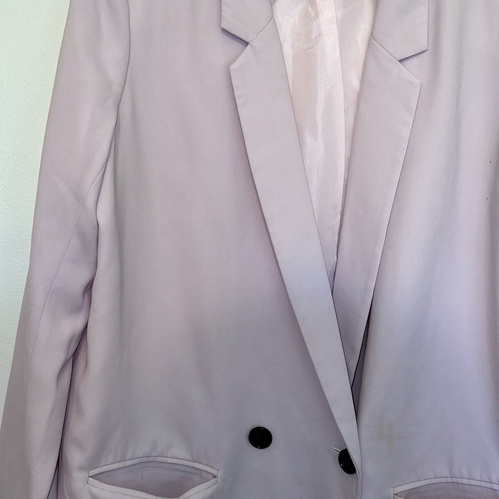 Mural Lavender Oversized Blazer